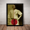 Quadro decorativo sala quarto academias Jigoro kano x Conde coma Judo Jiujitsu 42x29cm