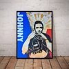 Quadro Neo Pop Art Twaalfhoven Jonny Cash Stencil 42x29cm