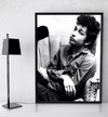 Quadro Fotografia Decorativo Foto Rara Bob Dylan 42x29cm