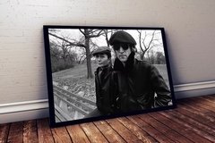 Quadro Fotografia decoração Foto Yoko E Jon Lennon 42x29cm