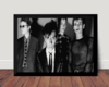 Quadro Foto Post Punk Goth Rock Banda Bauhaus 42x29cm