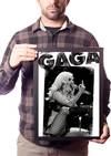 Quadro Rainha Lady Gaga Foto Pôster Na Moldura