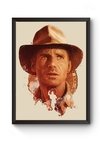 Quadro Arte Indiana Jones Poster Moldurado