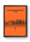 Quadro Arte Minimalista Blade Runner Poster Moldurado