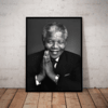 Quadro decorativo Fotografico Nelson Mandela 42x29cm