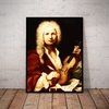 Quadro Decorativo Grandes Compositores Antonio Vivaldi 42x29