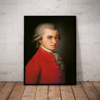 Quadro decorativo Grandes compositores Mozart 42x29cm