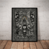 Quadro Decorativo ocultismo sociedade secreta maçonica 42x29cm