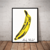 Lindo Quadro decorativo Pop Art Andy Warhol banana grande 42x29cm