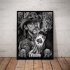 Lindo quadro decorativo arte homenagem Lemmy motorhead ace of spades 42x29cm