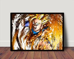 Lindo quadro arte Dragon Ball super Broly 42x29cm