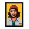 Quadro pop arte Che Guevara revolução Hipster 42x29cm