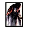 Quadro arte retro HQ Alex Ross Batman robin batgirl 42x29cm
