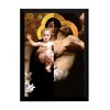 Lindo quadro split arte Wilian Adolphe Bouguereau 42x29cm