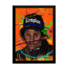 Lindo quadro decorativo eazy-e lenda rap pasicodelico 42x29