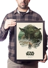 Poster com Moldura A3 Star Wars O Império Contra Ataca