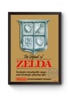 Quadro Capa Zelda Nintendinho  Poster Moldurado