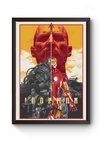 Quadro Arte Iron Man Poster Moldurado