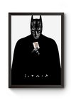 Quadro Arte Batman Poster Moldurado