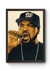 Quadro Rap Ice Cube Poster Moldurado