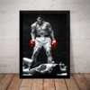 Quadro decorativo fotografico arte foto historica boxe Ali 42x29cm
