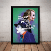 Quadro Arte Coringa X Joker Batman Poster decoração 42x29cm