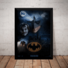 Quadro Batman Filme Tim Burton Arte Poster Moldurado