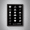 Quadro Black Mirror Serie Netflix Poster Moldurado Arte