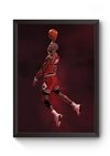 Quadro Arte Michael Jordan Poster Moldurado