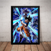 Quadro Dragon Ball Super Arte Goku Ultra Instinto Superior