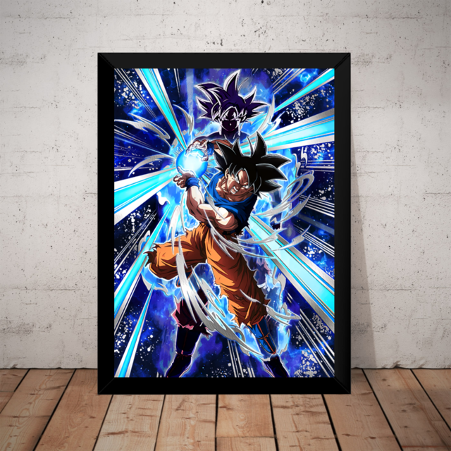 quadro decorativo desenho infantil Dragon ball z Goku