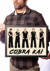 Quadro Arte Cobra Kai dos anos 80 Filme Karatê Kid