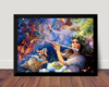 Quadro Decorativo Fantasy Arte De Josephine Wall Flauta