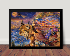 Quadro Arte Fantasy De Josephine Wall Poster Moldurado