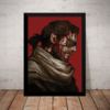 Quadro Metal Gear Game Arte Poster Moldurado