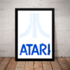 Quadro Games Atari Vintage Retro Arte Poster Moldurado