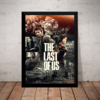 Quadro Game The Last Of Us Arte Poster Com Moldura