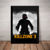 Quadro Game Killzone 3 Arte Simplista Poster Moldurado