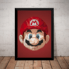 Quadro Decorativo Arte Super Mario Bros Poster Moldurado
