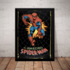 Quadro Decorativo Homem Aranha Vintage Retro Hq Arte