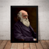 Quadro Decorativo Charles Darwin Artistico