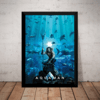 Quadro Filme Aquaman Dc Poster Moldurado