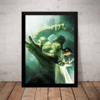 Quadro Incrivel Hulk Marvel Hq Arte De Alex Ross