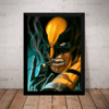 Quadro Wolverine Rock Logan Arma X-men Retro Marvel Hq Arte