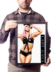 Quadro Lady Gaga Judas Foto Arte Pôster Moldurado cantora