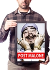 Quadro Decorativo Post Malone Rapper Congratulations
