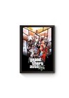 Poster Moldurado Game GTA 5 Quadro