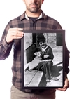 Quadro Foto Charlie Chaplin Cachorro