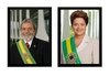 Kit 2 Quadros Lula Presidente & Dilma Rousseff Lula Livre!