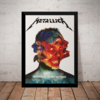 Quadro Metallica Hardwired To Self Destruct 44x32cm Moldura